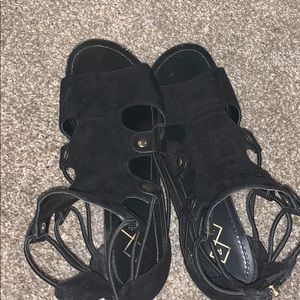 Black sandals